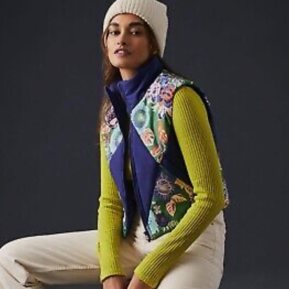 NWT Daily Pratice by Anthropologie Quilted Puffer vest size small - Picture 2 of 11